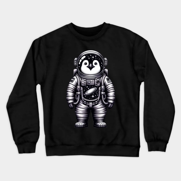 Spacesuit penguin Crewneck Sweatshirt by Ekim Ts